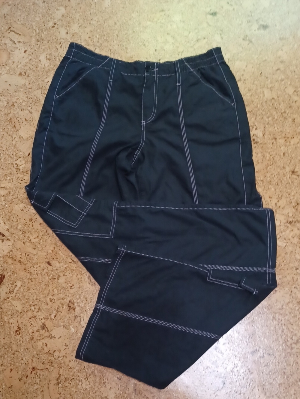 Urban Outfitters BDG Women's Black Y2K Cargo Pants Size L NWT